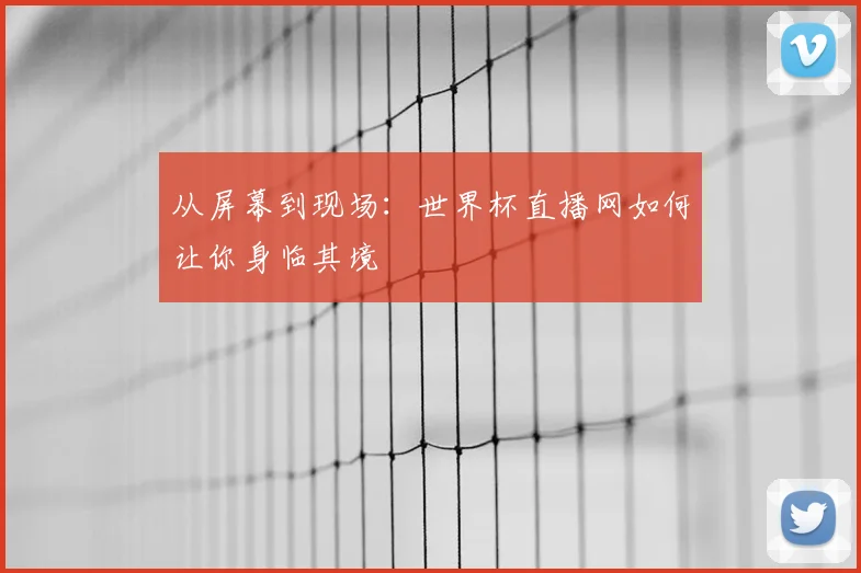 从屏幕到现场：世界杯直播网如何让你身临其境