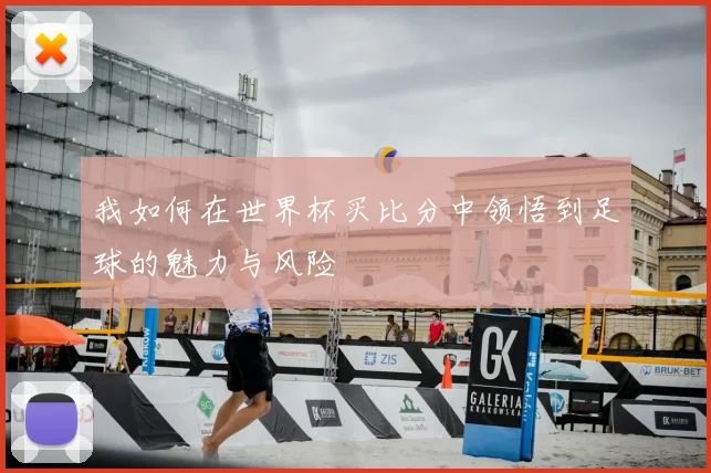 我如何在世界杯买比分中领悟到足球的魅力与风险